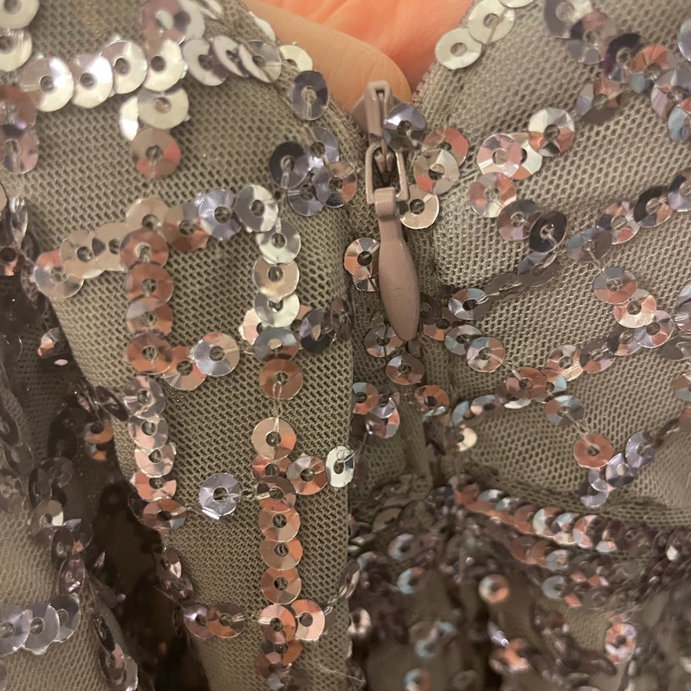 Sequin gown from Bloomingdales, size 6.